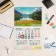Calendar quarterly Mona "Nature - 3" 2025, 30 x 46 cm