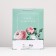 Gift Package "Flowers" Green, 33 x 42.5 x 10 cm