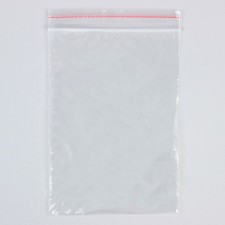 Пакет zip lock 12 х 17 см, 35 мкм (с красной полосой)