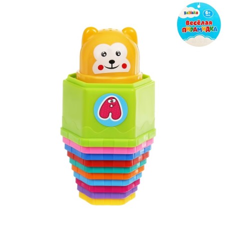 Developing toy "Pyramids-Stakaniki: numbers and letters", 11 items-2