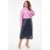 Women's skirt, size 52, blue color