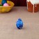 Gzhel egg, blue, 7 cm mix
