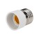 Callest adapter E27-E14 White Rexant