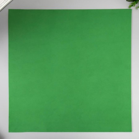 Set of foamiran 50x50 cm (10 sheets) 2 mm centered-green