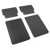 EVA carriers of car, universal, l (medium size), without edging, gray, set