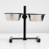 Adjustable stand 30 cm with 2 bowls of 850 ml
