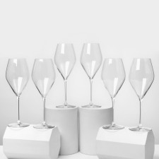 Set of glass for the wine Swan, 700 ml, crystal glass, 6 pcs