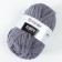 Yarn "Fluffy" 100% micropoliester 70m/150g (722 gray)