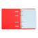 A notebook on rings A5 80 sheets in Calligrata Calges Red, plastic cover, OFSET MIX OFSET (2 colors)