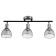 Madoka Lamp 3x60W E14 Black/Chrome 57x10x19.5cm