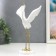 Souvenir Polystone "White Heron - Ophed Wings" 31.5x9x14.5 cm
