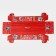 Box for confectionery products with PVC "Post", 30 x 8 x 11 cm, new year