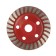 Cup diamond refrigerator scrap, Turbo, 125 mm