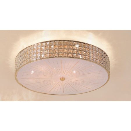 Causte "Portal" 10x60W E14 gold 61x61x15 cm