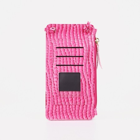 Baby bag on magnet, long belt, pink color-1
