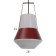 Lamp Bayerlux 1653/1RD E27 40W dark red 25x26x40-135 cm