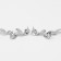 Earrings Metal "Shine" wave, color silver