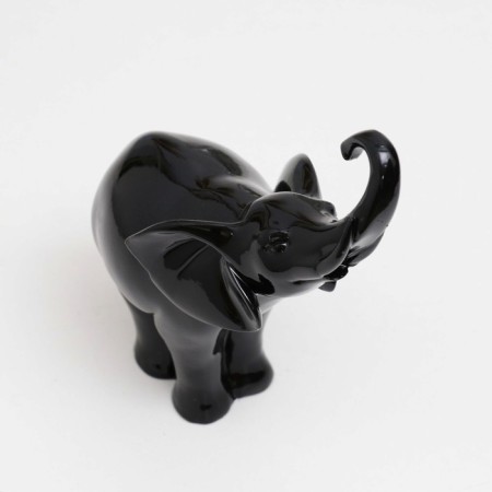 Figure "Elephant" Black, 16x9x18cm-3