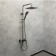Comforty FF074R-CGT shower system, graphite color