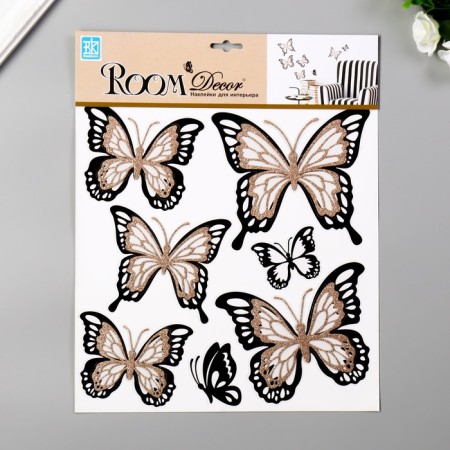 Room Decor multilayer stickers "Blobo with sparkles" 30x32 cm