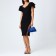 Female bag on the farmar, blue color