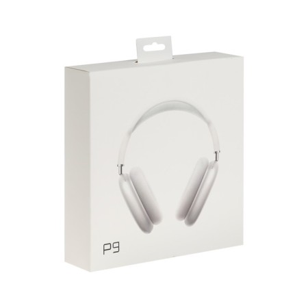 Wireless headphones P9, invoices, BT 5.0, microphone, jack 3.5 mm, 150 mAh, gray-7