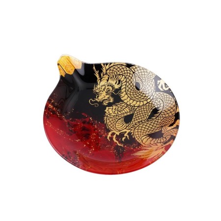 Glass Serving shares "Christmas tree toy. Fire Dragon ", 18.2 × 15.5 cm-1