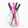 Cocktail tubes 18+ Black and pink mix 6pcs