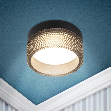 Lamp built -in era DK97, IP20, 15W, 88x65 mm, color black