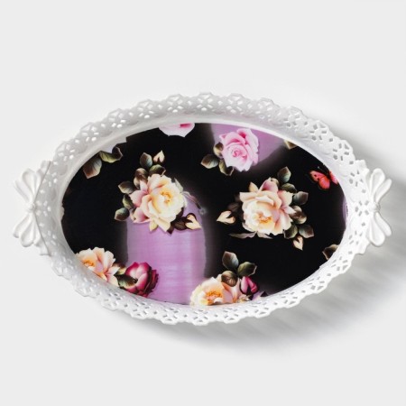 Oval shares "Pastoral", 36 × 22 × 5 cm, color mix-7