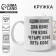 Ceramic Coffee mug, 320 ml, white color