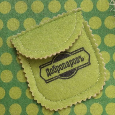 Bath cap with a print "Dobroparov"-1