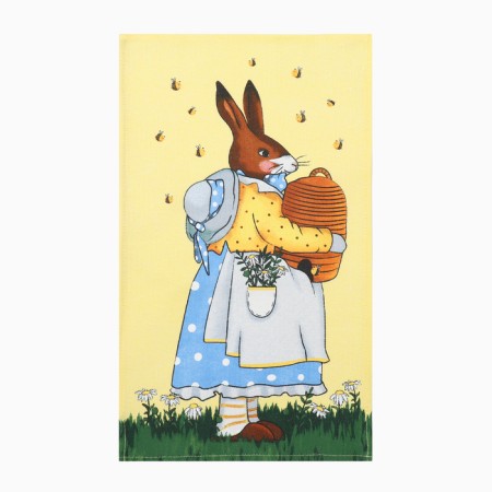 Catcelle kitchen. Dolyana "Bunny" 28x46 cm, horn, 100% HL, 160g/m2-1