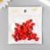 Decor for creativity tree "God's cow" set of 38 pcs 1.3x1.1 cm