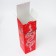New Year. New Year's gift box, under the champagne "snake on red" with rope. pen 11*11*35 cm.
