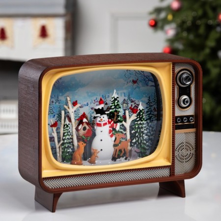 LED figure “New Year's light”, 21x12.1x17.1 cm, music, aah3, USB, glow warm white-2