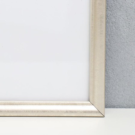 Photo frame plastic 40x50 cm, aged silver (plastic screen)-1