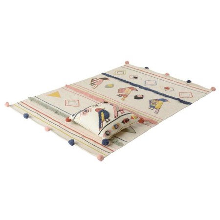 Ethnic carpet, size 160x230 cm, bird print-4