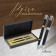 Handles Gift Gift "engravings" 2 pieces, in the leatherette case