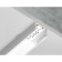 Profile aluminum overhead ambrella Illumination alum Profile, GP1750wh, 2000x12x15.7 mm, white, matte divet