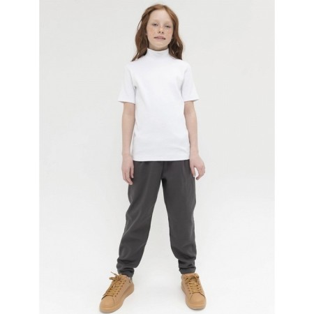 T -shirt for girls, height 122 cm, white color-4