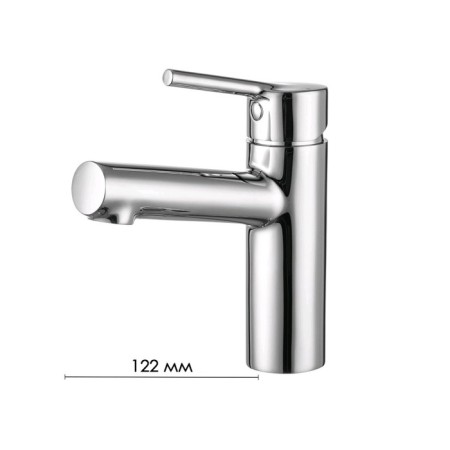 Bravat Palace F1172217CP-RUS sink mixer, one-rod, chrome