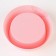 Plastic “Heart” bowl, pink, 300 ml
