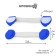 Universal doors lock, 2 pcs., Blue color