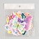 Butterflies cardboard "abstraction" set 12 pcs h = 4-10 cm