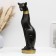 Pig a piggy bank "Catty cat" black with gold, 40x10cm