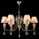 Murano 6x40W E14 Antique bronze chandelier