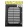 Ventilation grate "Vento" 1825VR, 180x250 mm, with a grid, detachable, black