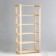 Wooden rack reinforced 180x84x37.5cm, 6 shelves