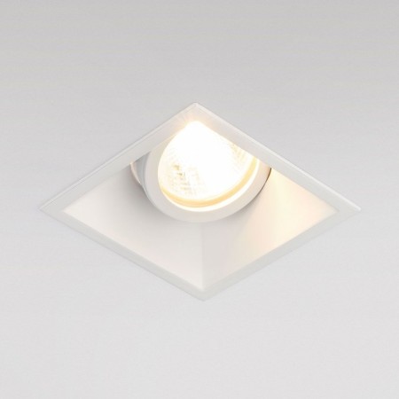 Particular lamp aluminum Elektrostandard, 90x90 mm, G5.3, white color